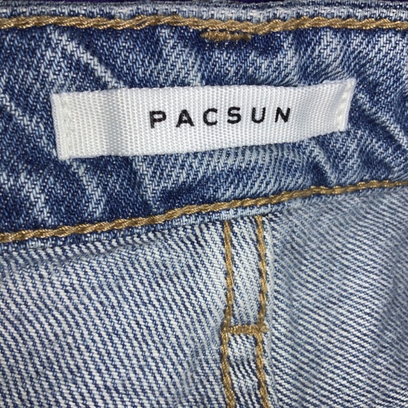 Pacsun Mom Jean Sz 30 Women's Blue Jeans High Waist 100% Cotton Denim - Picture 5 of 7